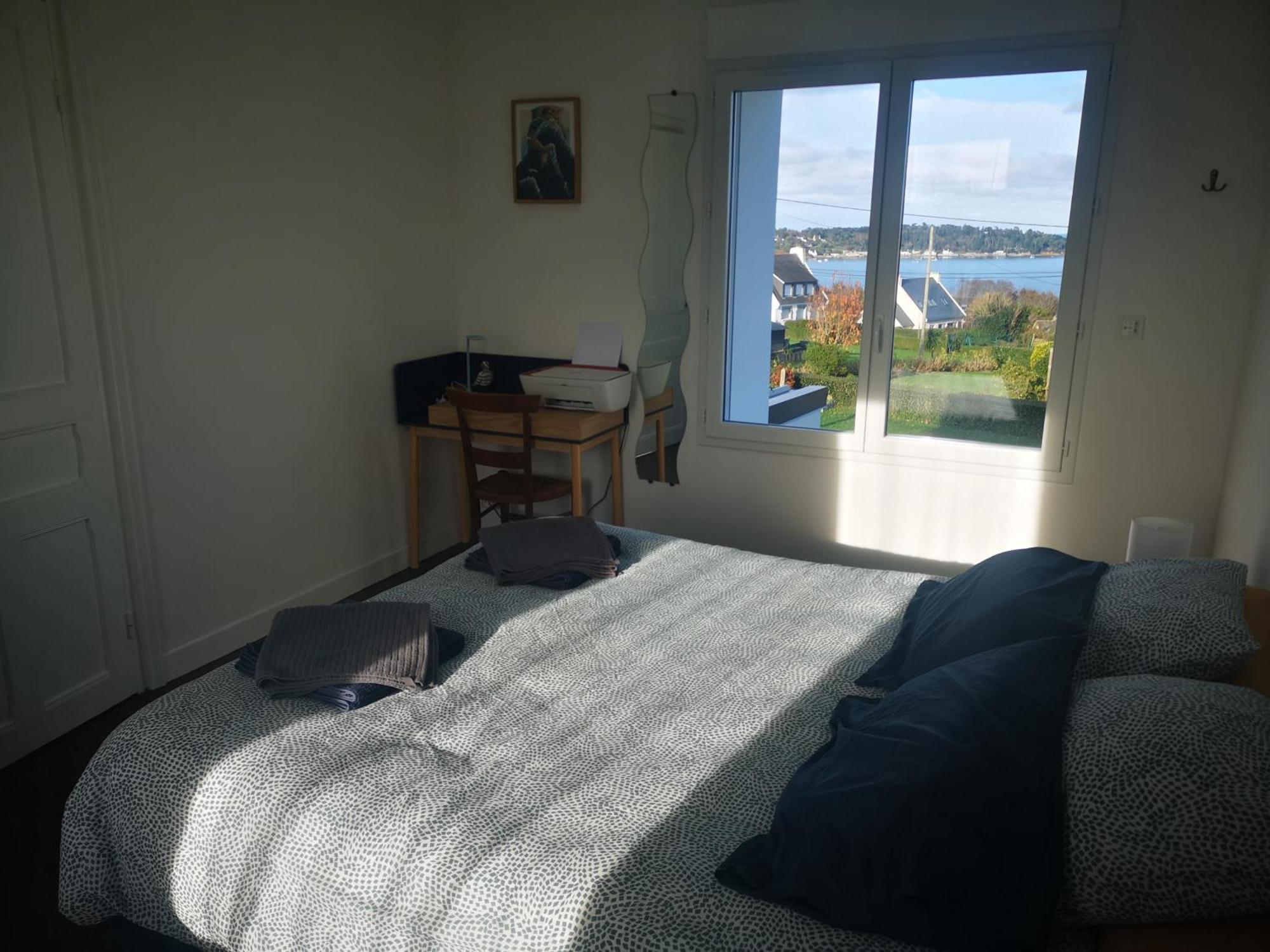 Maison Vue Sur Mer Avec Jardin Carantec Exteriör bild