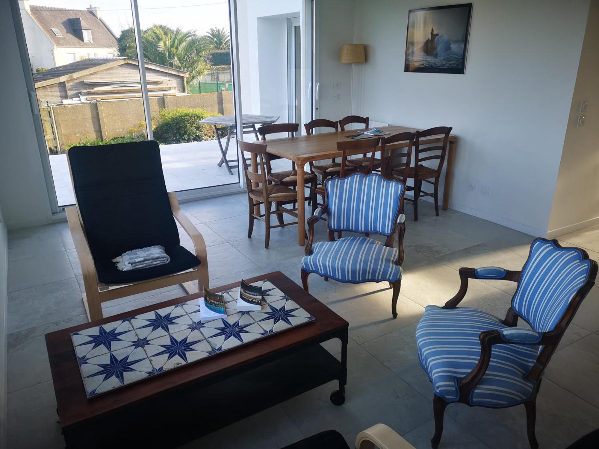 Maison Vue Sur Mer Avec Jardin Carantec Exteriör bild