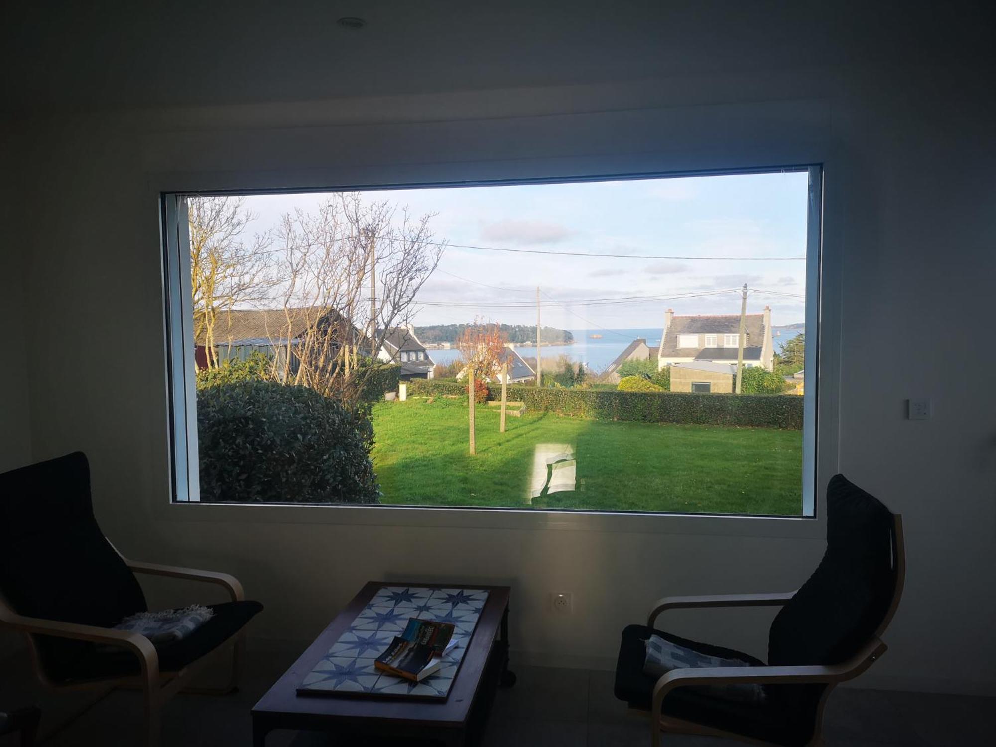 Maison Vue Sur Mer Avec Jardin Carantec Exteriör bild