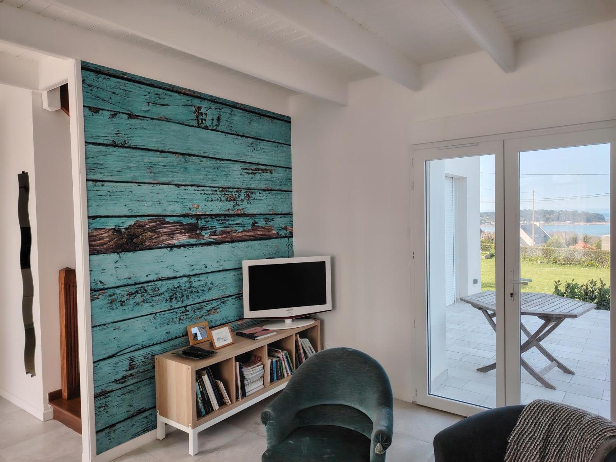 Maison Vue Sur Mer Avec Jardin Carantec Exteriör bild