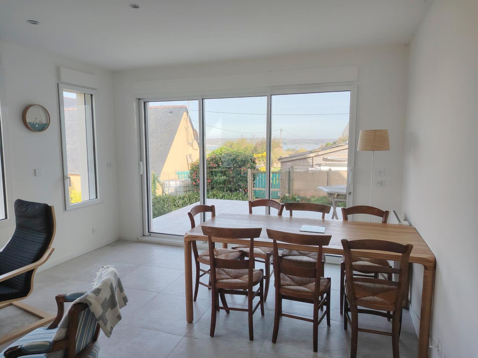 Maison Vue Sur Mer Avec Jardin Carantec Exteriör bild